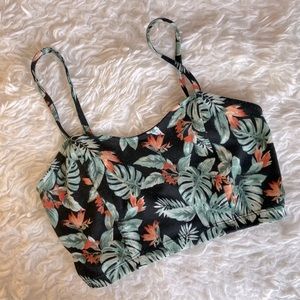 Forever 21 Tropical Floral Bralette